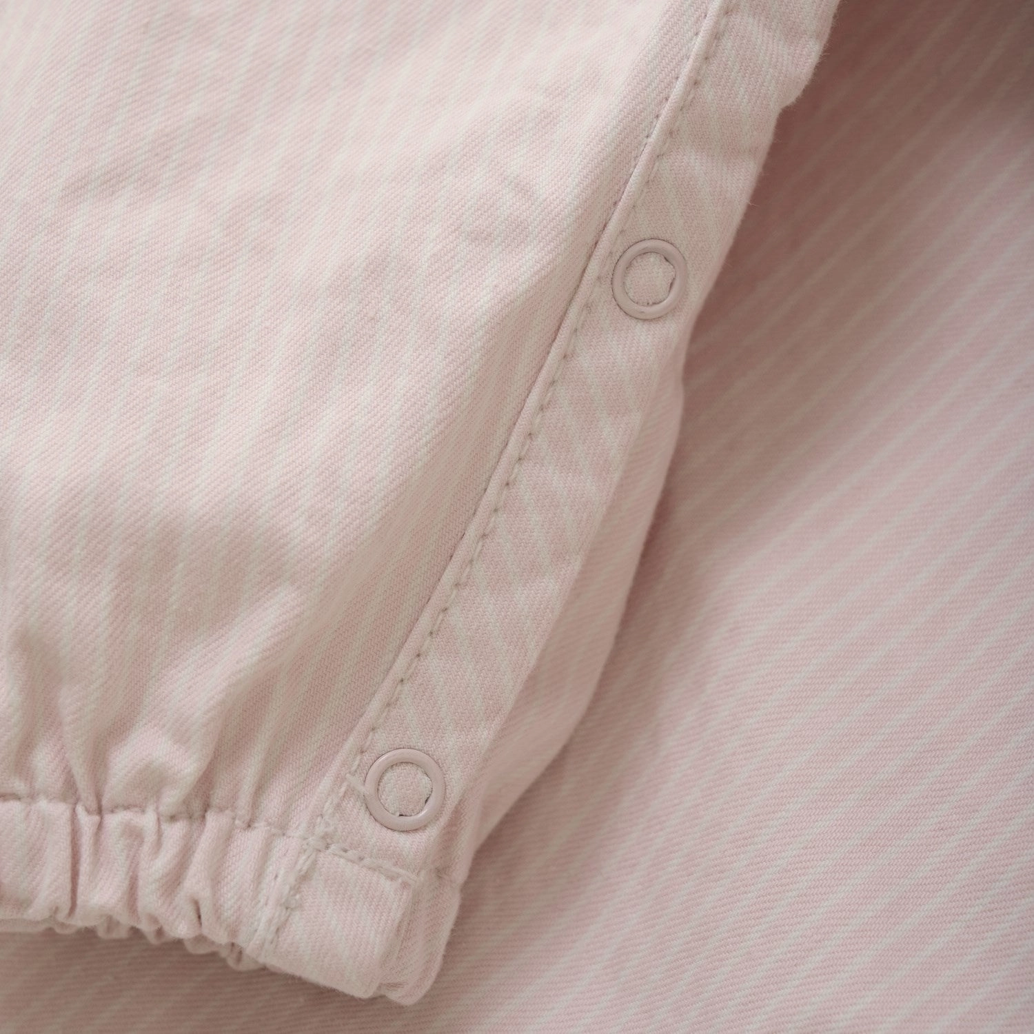 Minymo Pink Dogwood Overall Twill Neutral Tone Reflective Trim Options