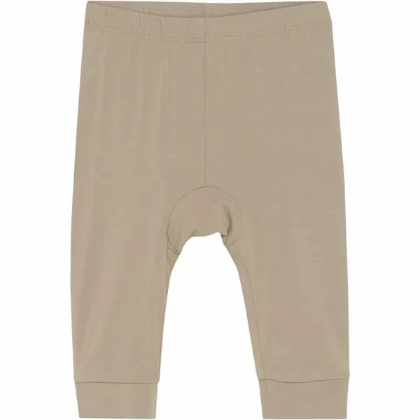 Minymo Simply Taupe Leggings Gusset Crotch Design