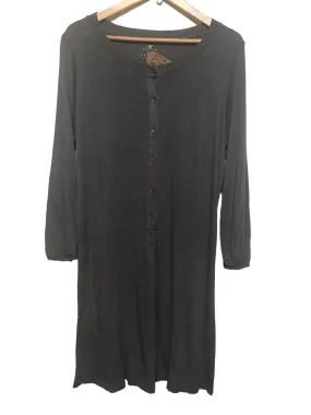 Edgy Layers Pop Texture Velvet Long Sleeved Dress (Size XL)