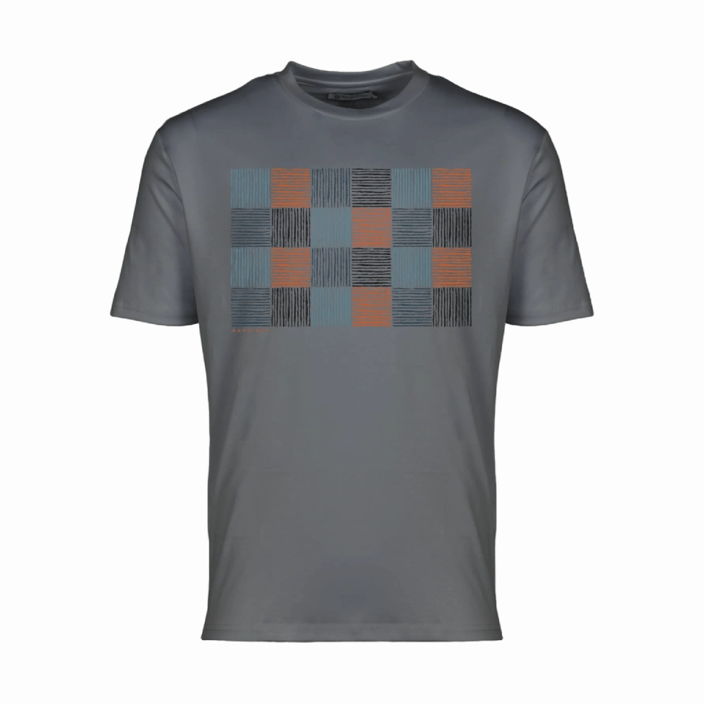 Moda Bandidos Checkers T-Shirt Men Everyday Style