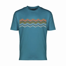 Breathable Style Moda Bandidos Line Zig Multi Bar T-Shirt Men