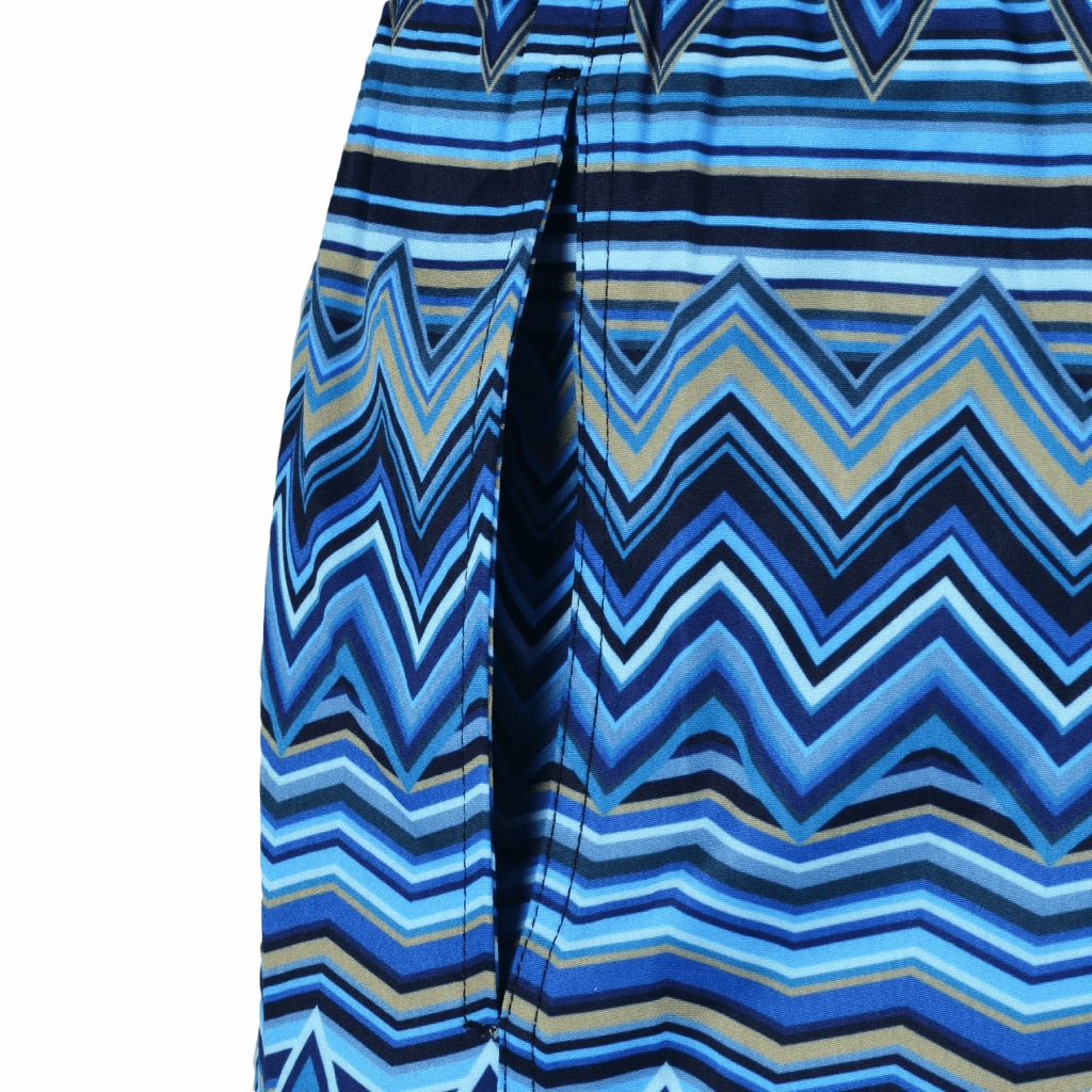 Mood Casual Comfortable Shorts Moda Bandidos Multi Zig Navy Swim Short Men