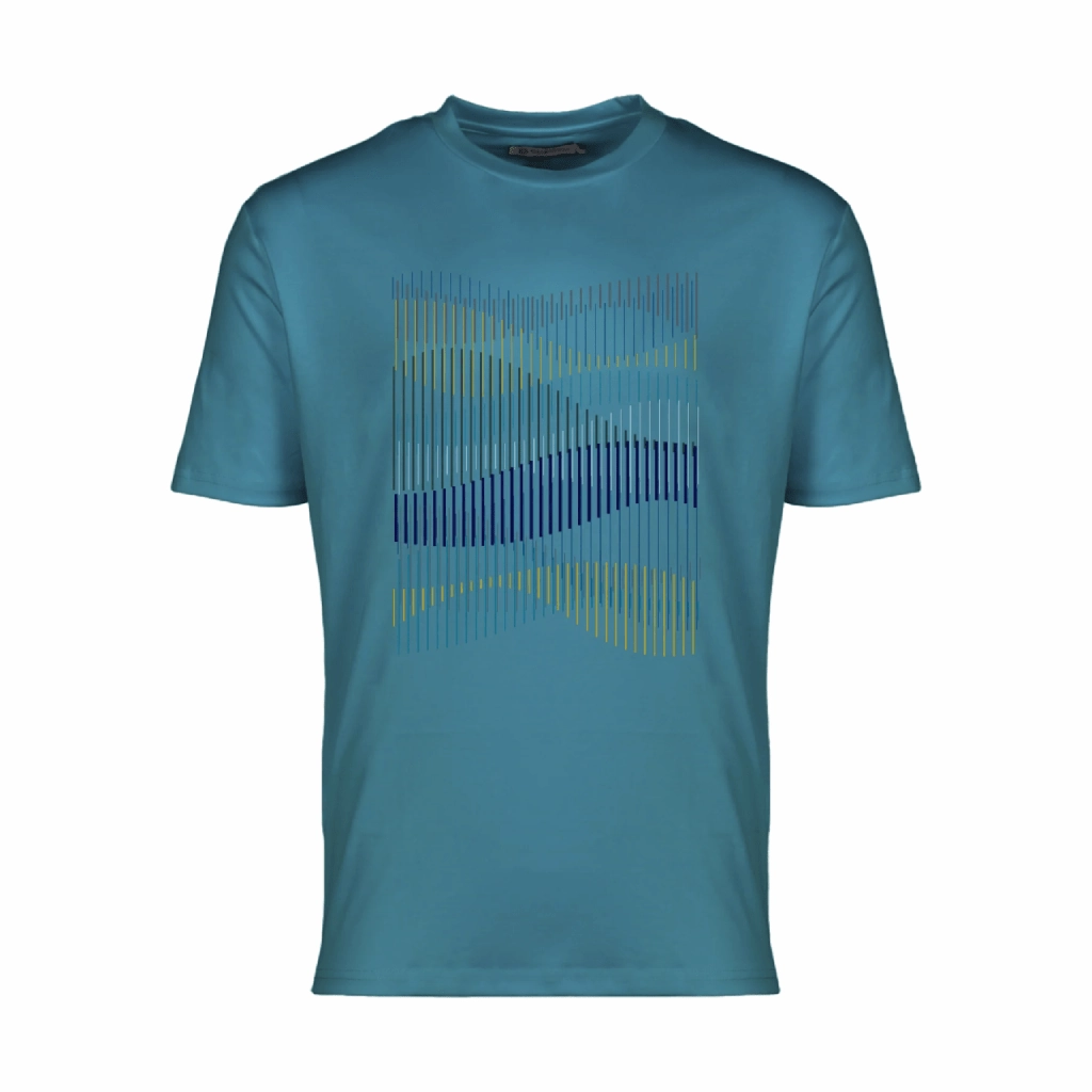 Comfortable Fit Wear Moda Bandidos Waves T-Shirt Men