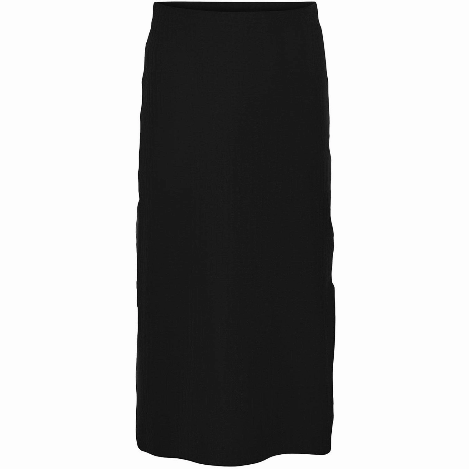 kids ONLY Black Nella Long Side Slit Skirt Light Moodboard Subtle Finish