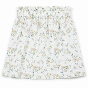 Pastel tone Smooth Cut BONTON Fleur Odette Skirt