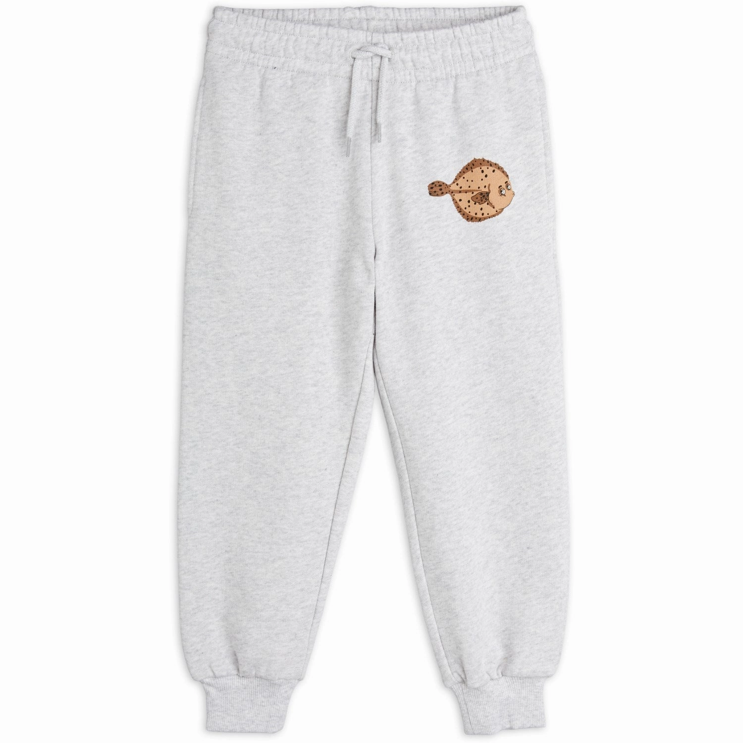 Mini Rodini Grey Melange Flundra Sweatpants Energy Return Foam Functional Design