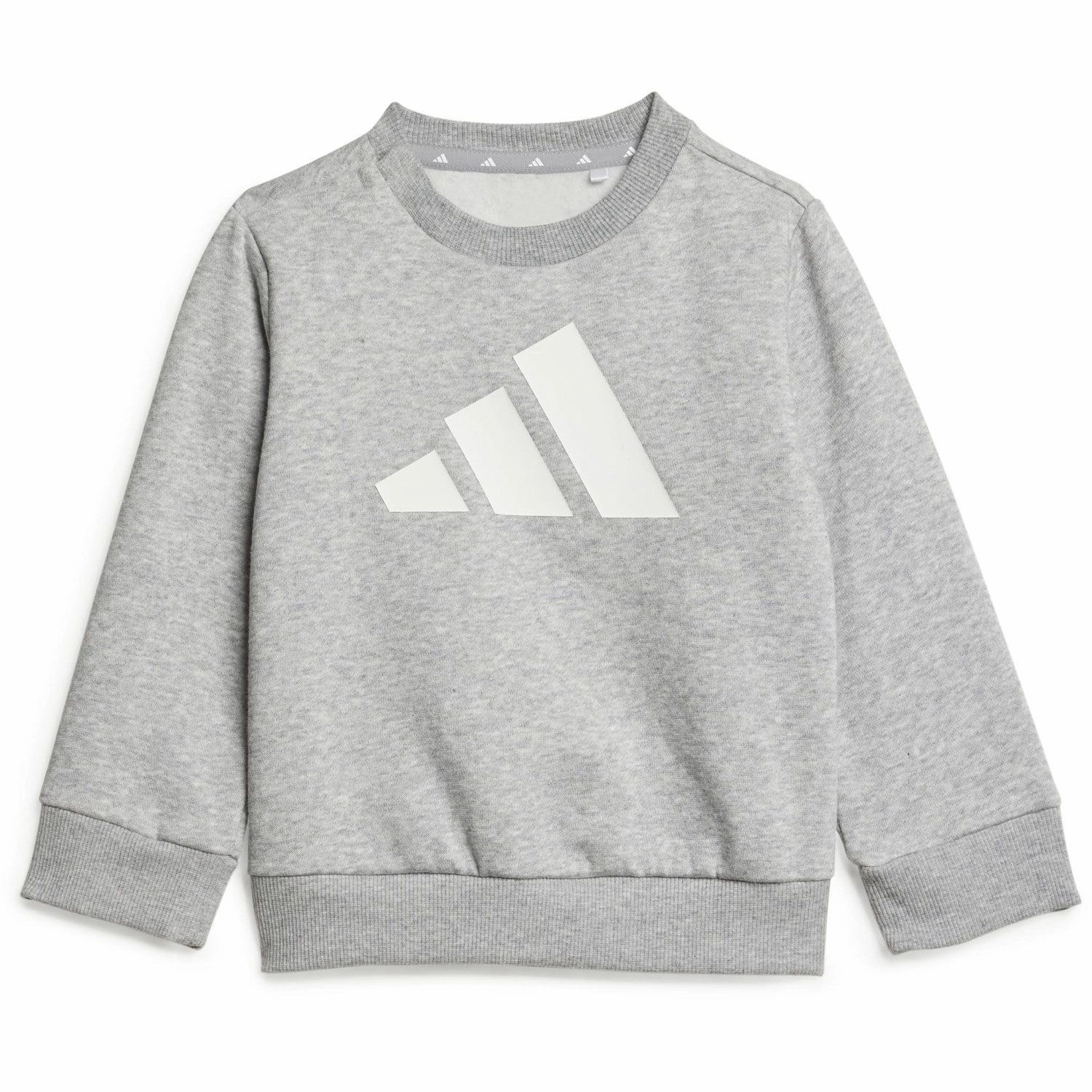 adidas Originals Medium Grey Heather/White I Bl Fl Jog 240 Sweat Set ChafeResistant Flat Seams