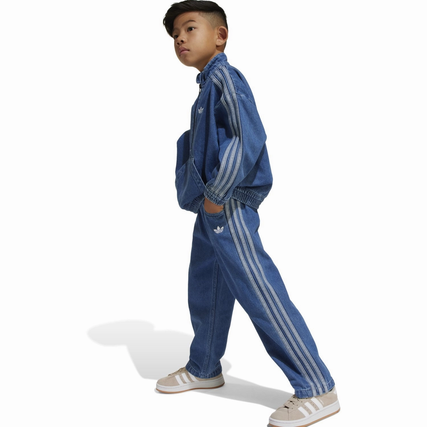 FrictionReduced Lining adidas Originals Medium Blue Denim Denim Set