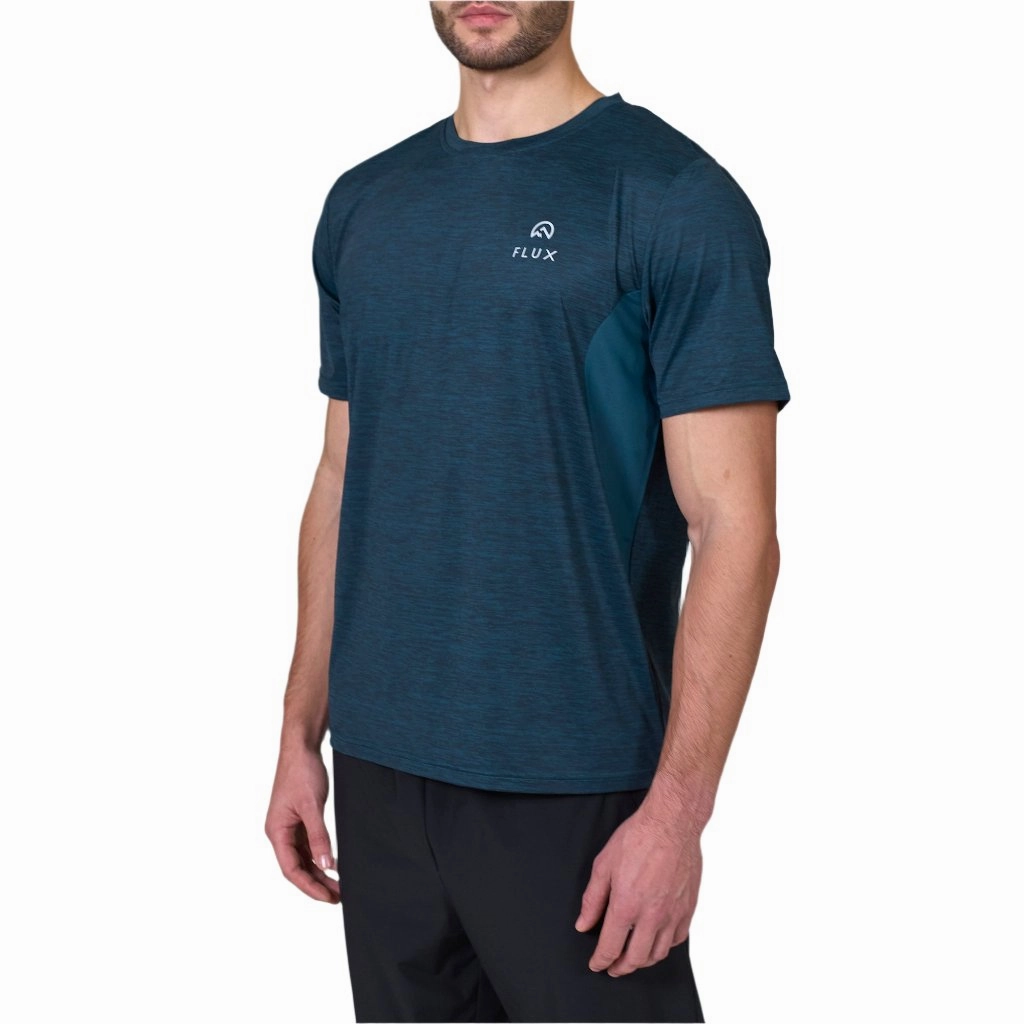 StretchFabric Flux Contrast Left Logo T-Shirt Men