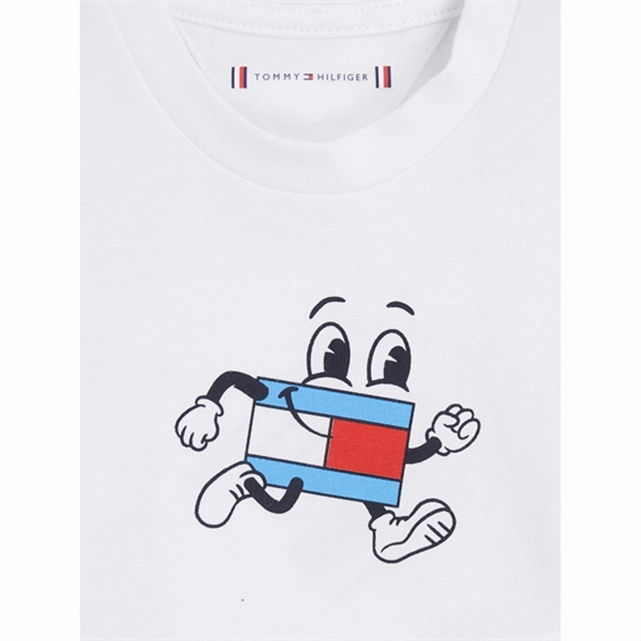 Sleek Cut Tommy Hilfiger Baby Striped Dungaree Set Denimstripe