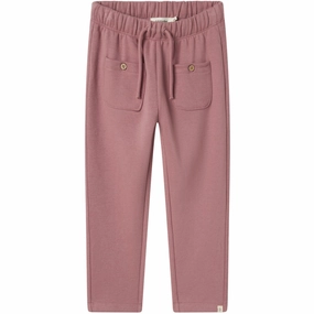 Lil'Atelier Nostalgia Rose Nmfilondon Ras Sweat Pants Lil AntiStatic Lining