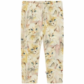 Molo Aquarelle Cats Stefanie Leggings Unisex Style Travel Outfit