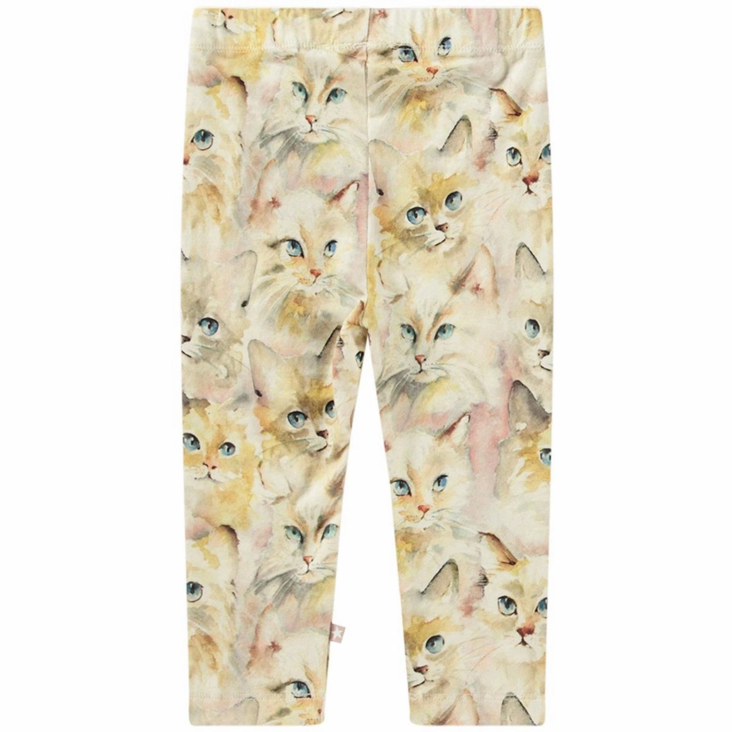 Light and Comfortable Molo Aquarelle Cats Stefanie Leggings