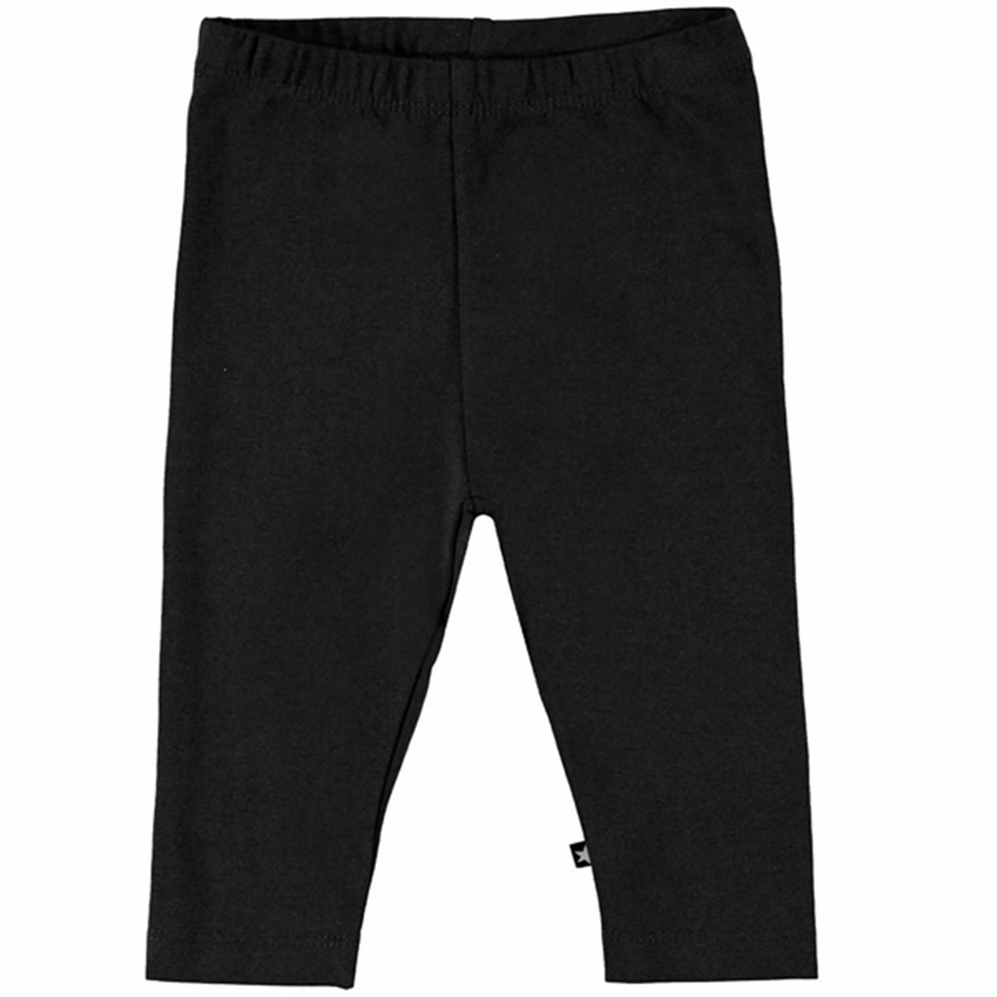 Molo Black Nette Solid Leggings Body Shaping Budget Friendly