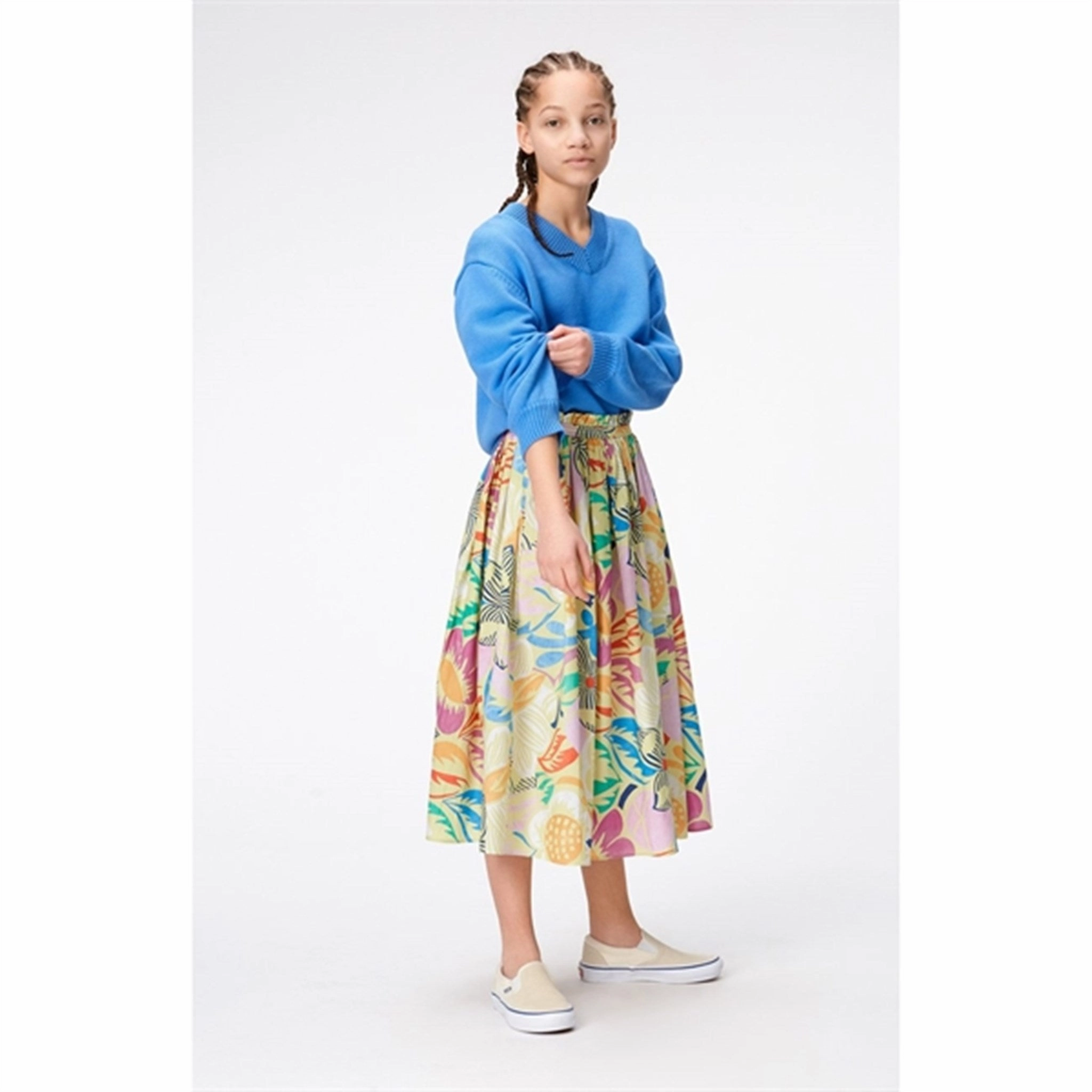 Fresh Texture Molo Charleston Floral Brisali Skirt
