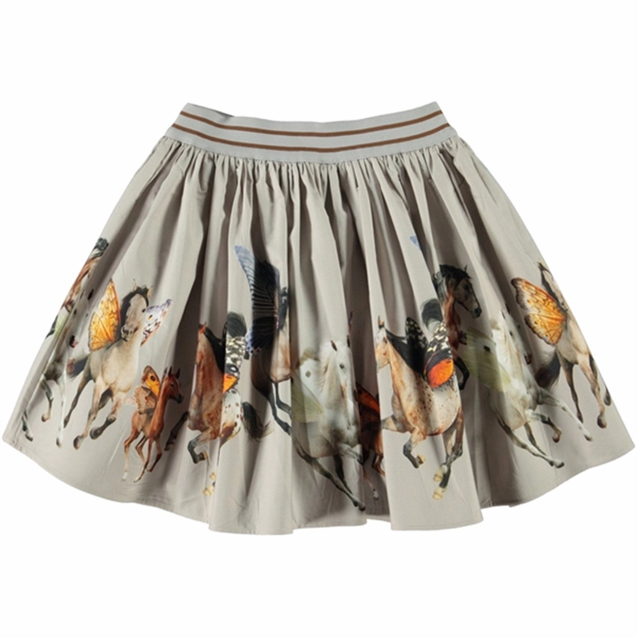Smooth Look Water Resistant Molo Fluttering Horses Brenda Skirt