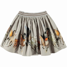 Molo Fluttering Horses Brenda Skirt Shopping Trip Outfit Combo