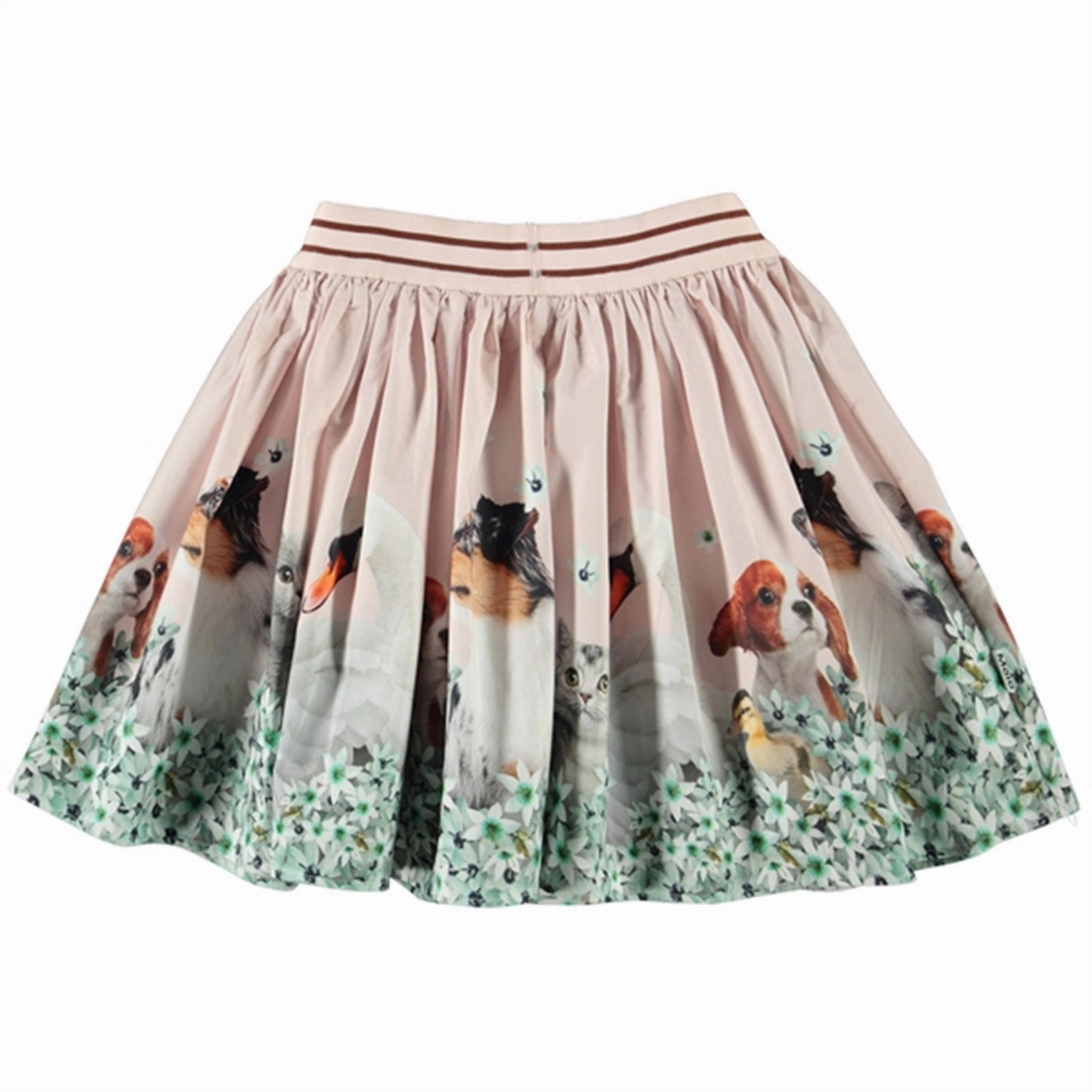 Modern Edge Ventilated Slits Molo Friends and Flowers Brenda Skirt