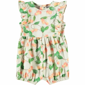 Molo Sweet Cherries Felicia Bodysuits Short, No/S Beach Basic Music Girl
