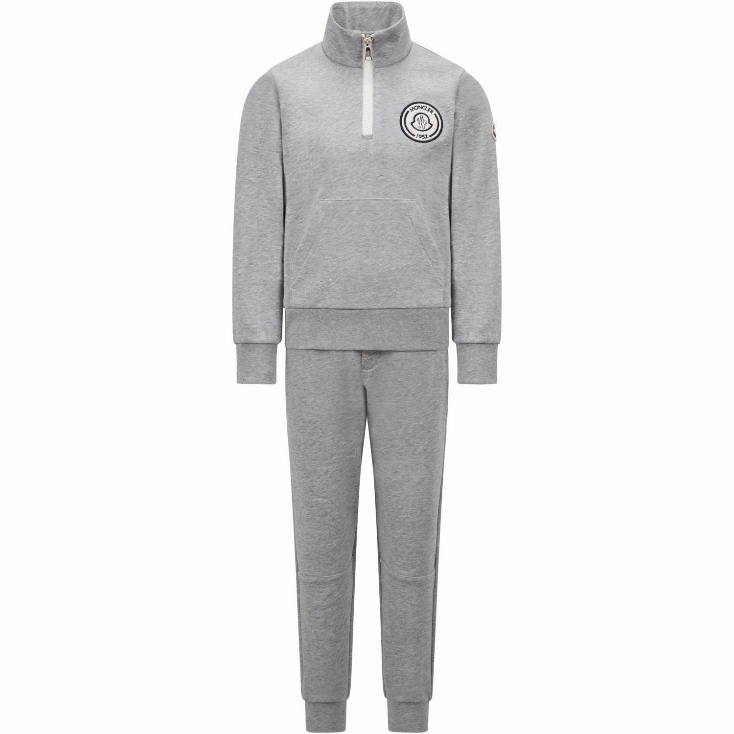 Moncler Grey Sweat Set Mood Regular Fit