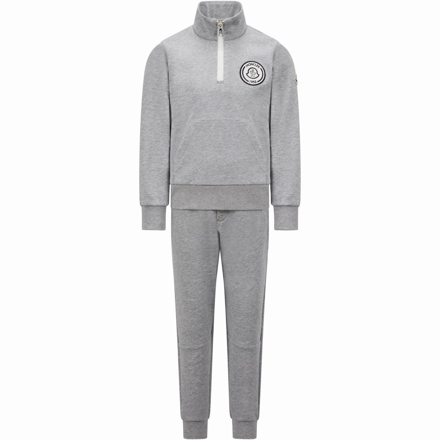 Moncler Grey Sweat Set applique venue