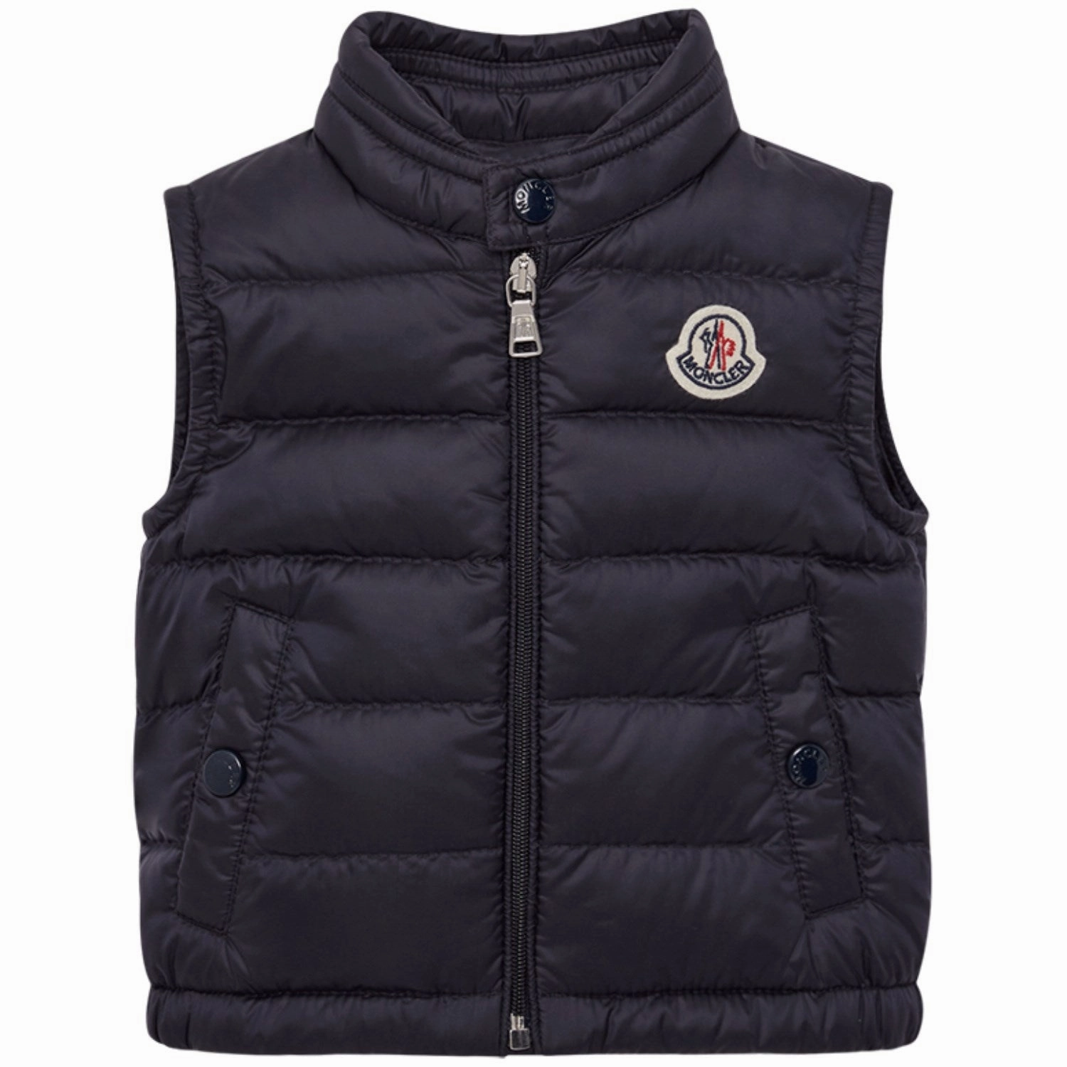 more Moncler Navy New Amaury Vest