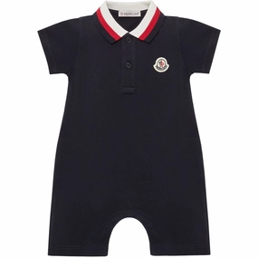 Slim Family Training Active Moncler Navy Romper