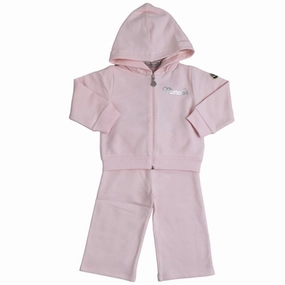 Moncler Sweatset Clothing Ensemble Pink natural fabric