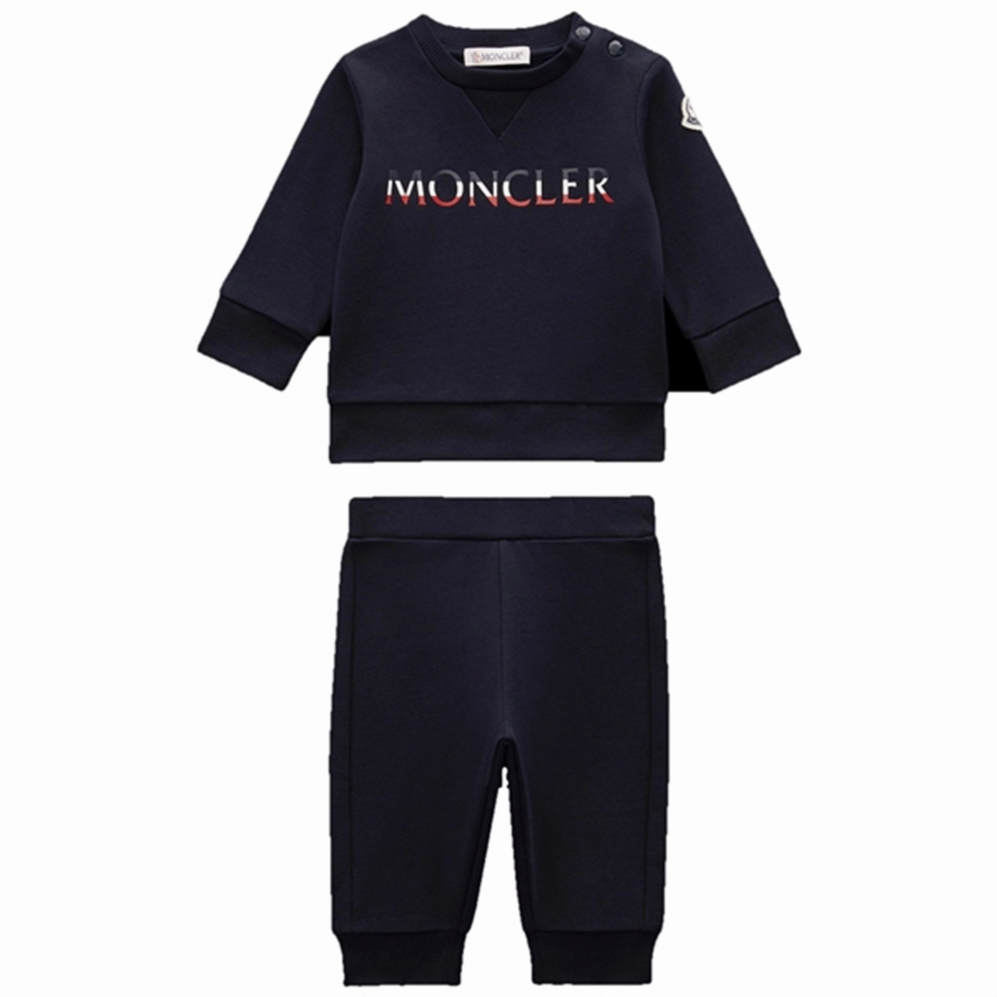 DropIn Pocket Design ElasticCuffs Moncler Sweatset Navy
