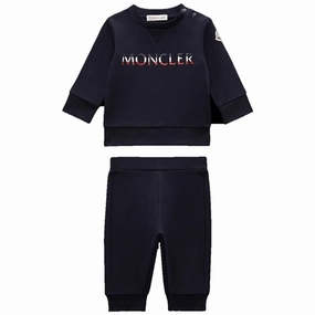 Tagless Labeling System drawstring waistband Moncler Sweatset Navy