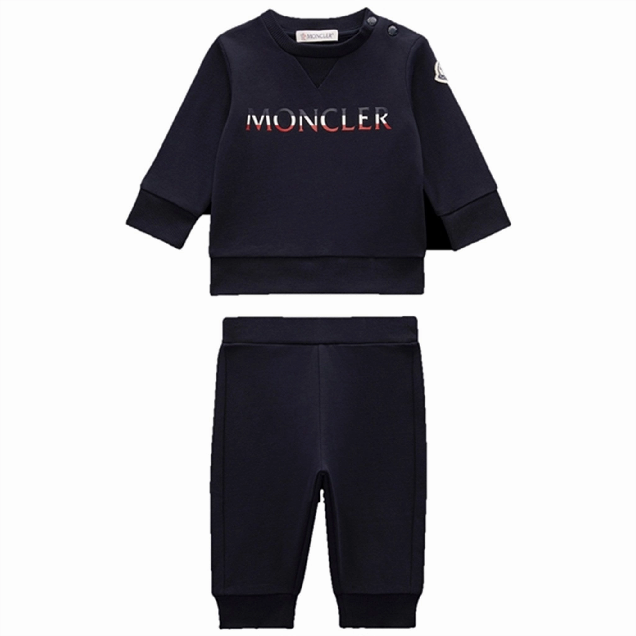 Tagless Labeling System drawstring waistband Moncler Sweatset Navy