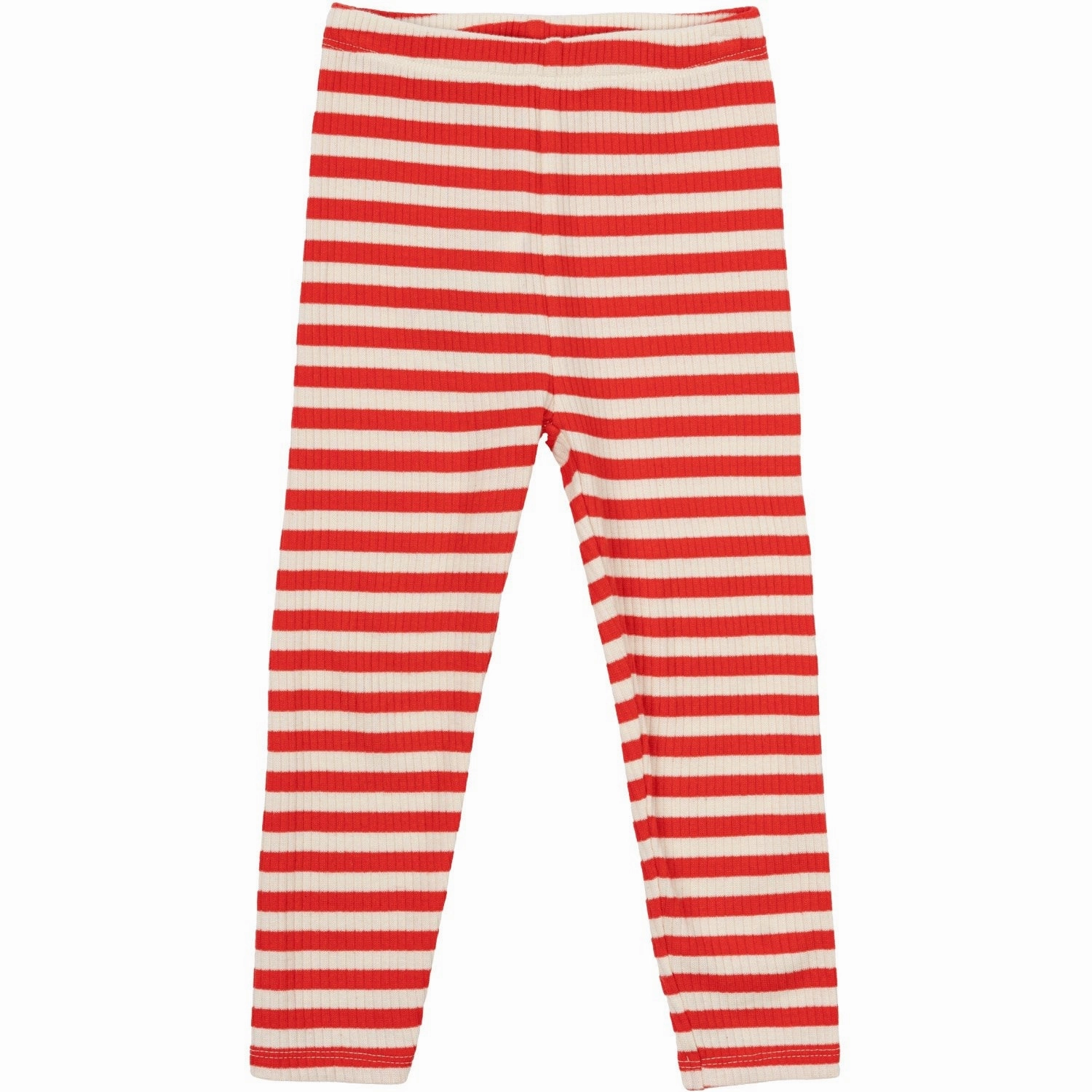 THE NEW Siblings Poppy Red Striped Fro Uni Rib Leggings Sleek Fit