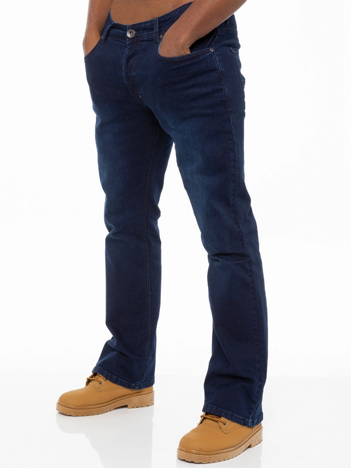 Urban Style Designer Mens Bootcut Denim Jeans  | Enzo Designer Menswear