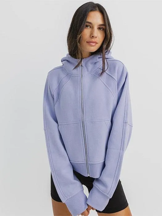 Movement Hood in Periwinkle Street Fashion Self expression