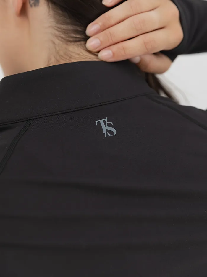 Movement Jacket In Black Non Restrictive Mobility