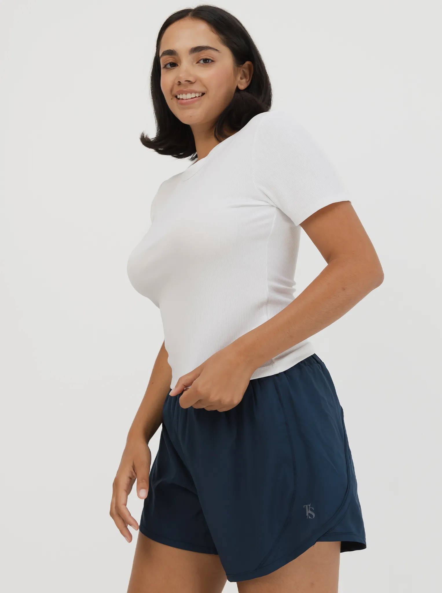 Versatile Top Movement Tee In White