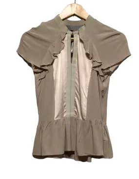 Festive Look Mulberry Silk Blouse (Size S)