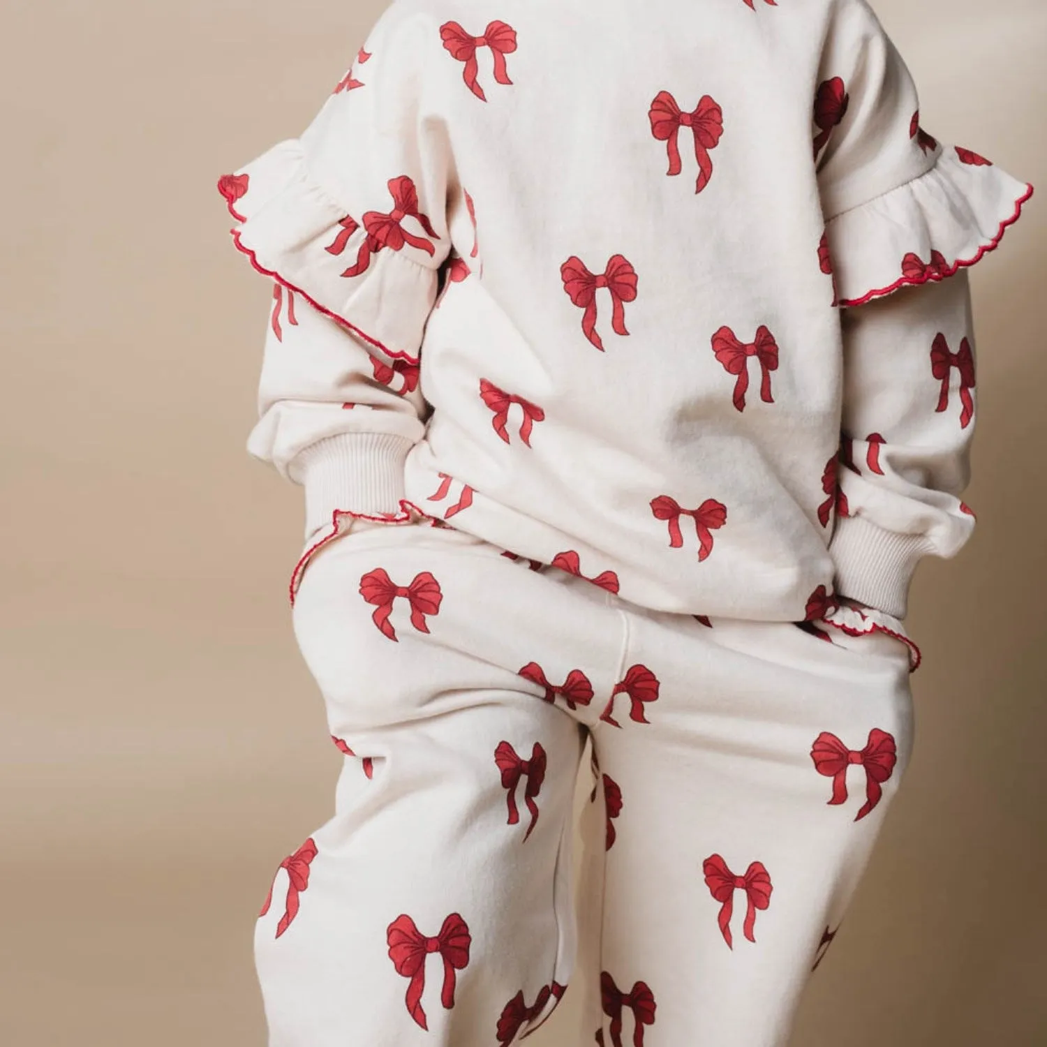 windproof That's Mine Rouge Boucle Elsa Sweatpants