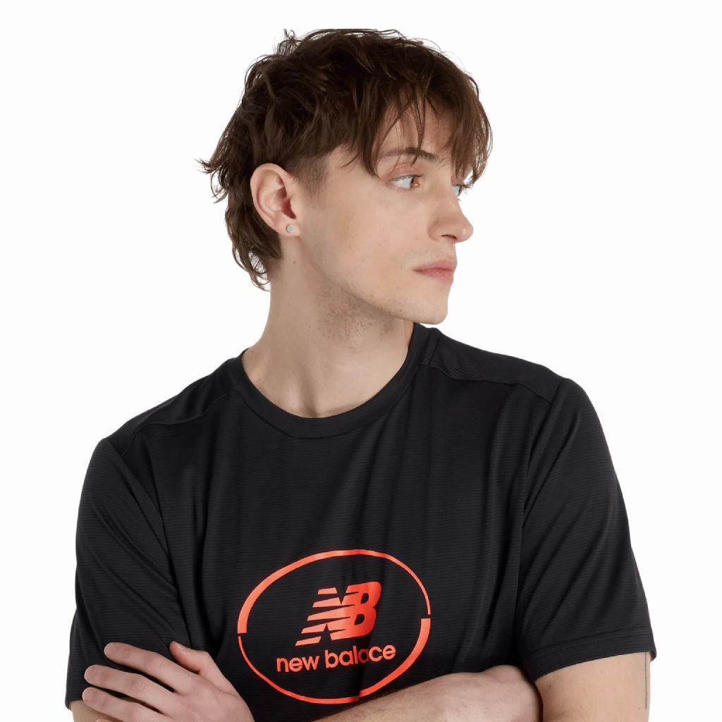 New Balance Essential Graphic Run T-Shirt Men Cool Vibes