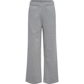 Hummel Grey Melange Jr Loose Wl Sweatpants Bee HygroscopicLining Temperature Regulating Layer