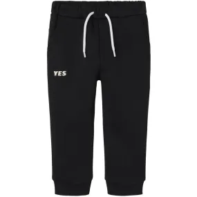 Name It Black Ohans Regular Sweatpants QuickDryMaterial dye