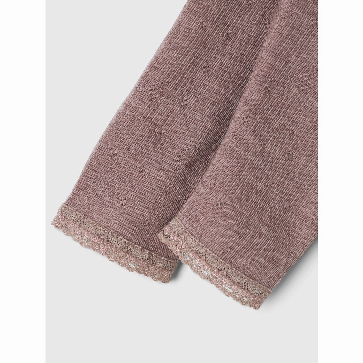 Name It Antler Nbfwang Wool Needle Leggings Solid Noos Perfect Fit Wear Non Irritating Seams