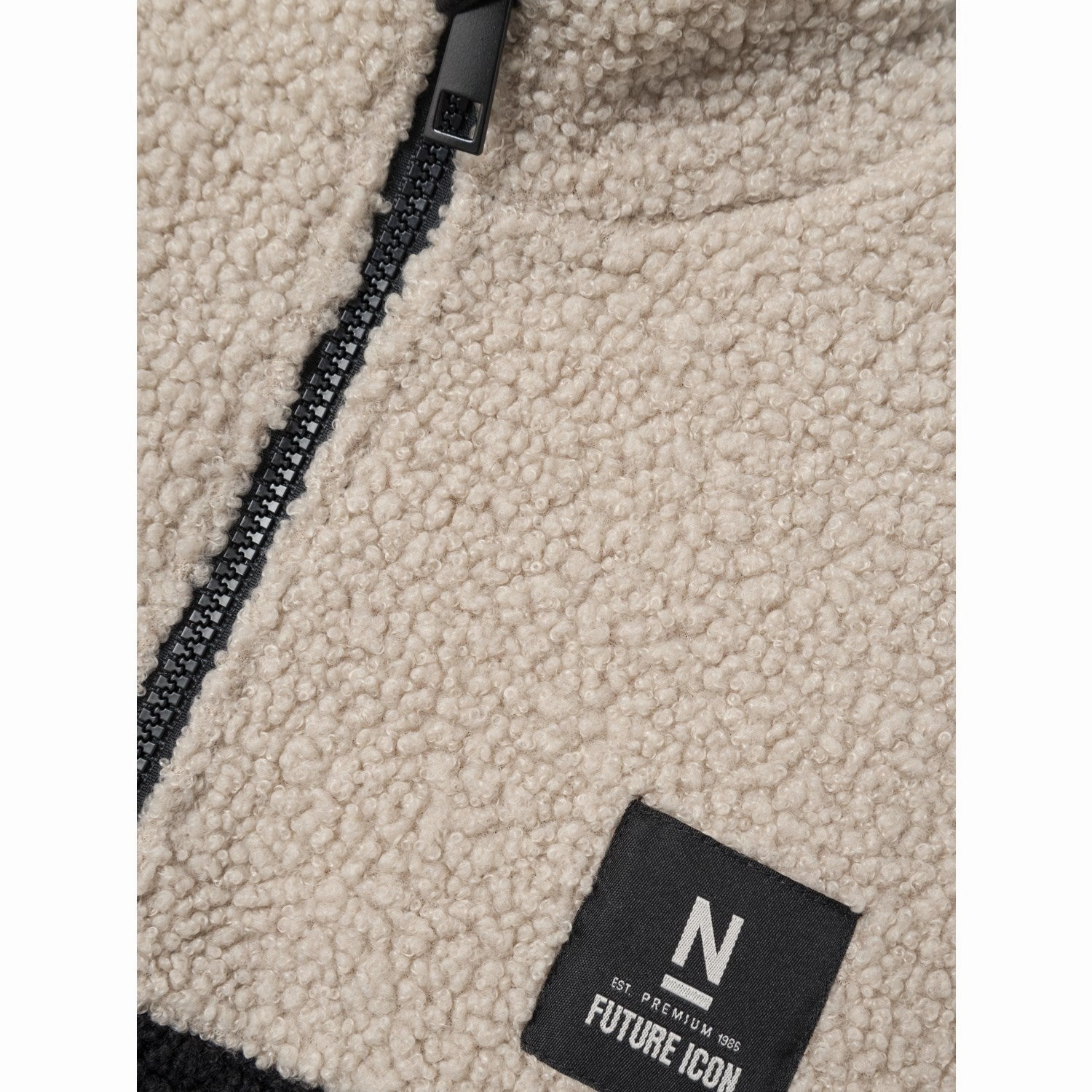 Name It Black Laket Teddy Waistcoat slim fit well received