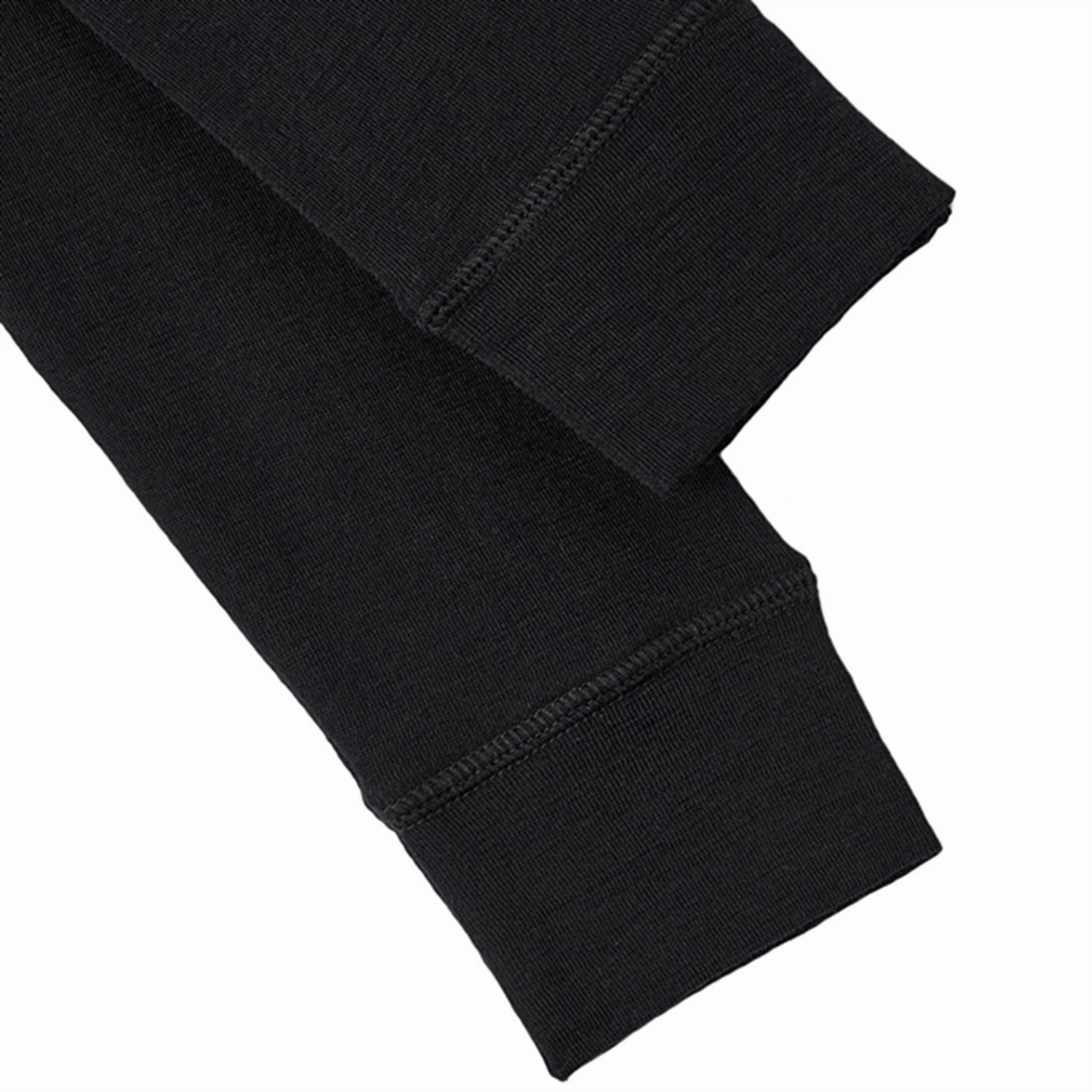 Name it Black Wang Wool Rib Leggings Low Profile easy move