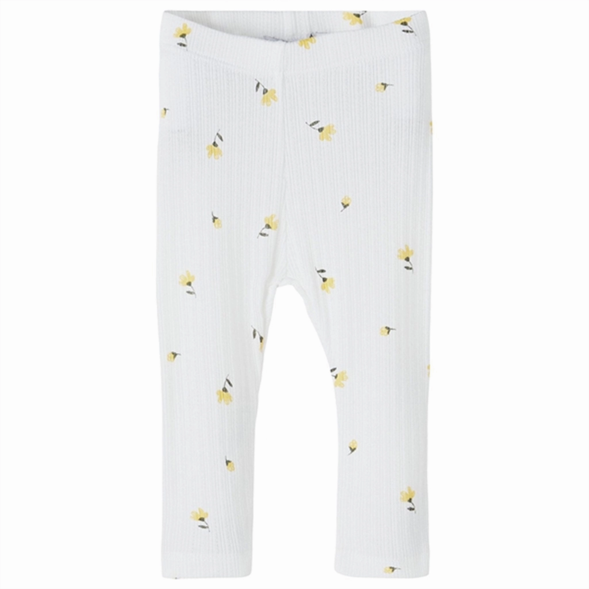 Name it Bright White Fabina Leggings Dance Studio Mesh Panel