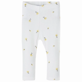 Name it Bright White Fabina Leggings Active Lifestyle Dance Practice Postpartum Fit Gym Workout