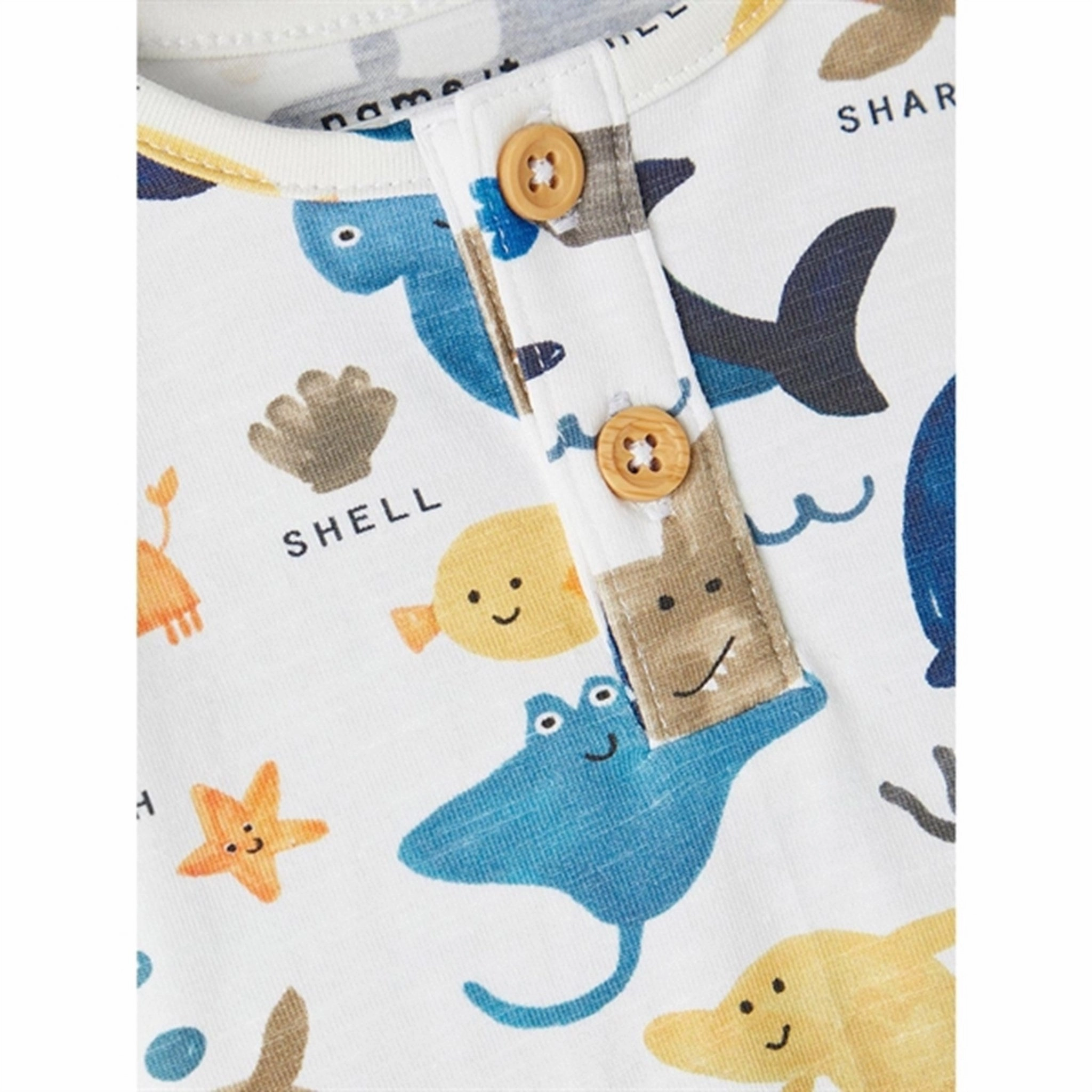 Wedding Picnic Name it Bright White Harim Onesie