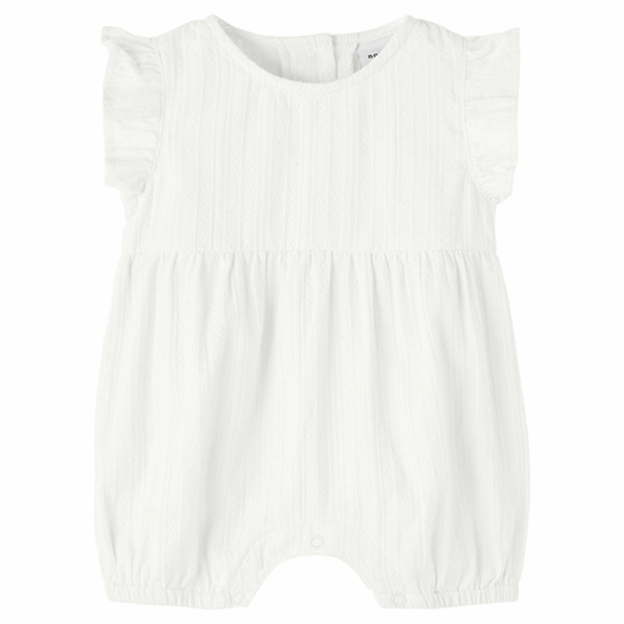 Name it Bright White Hilla Romper Gym Elegant