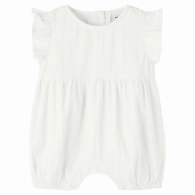 Name it Bright White Hilla Romper Gym Elegant