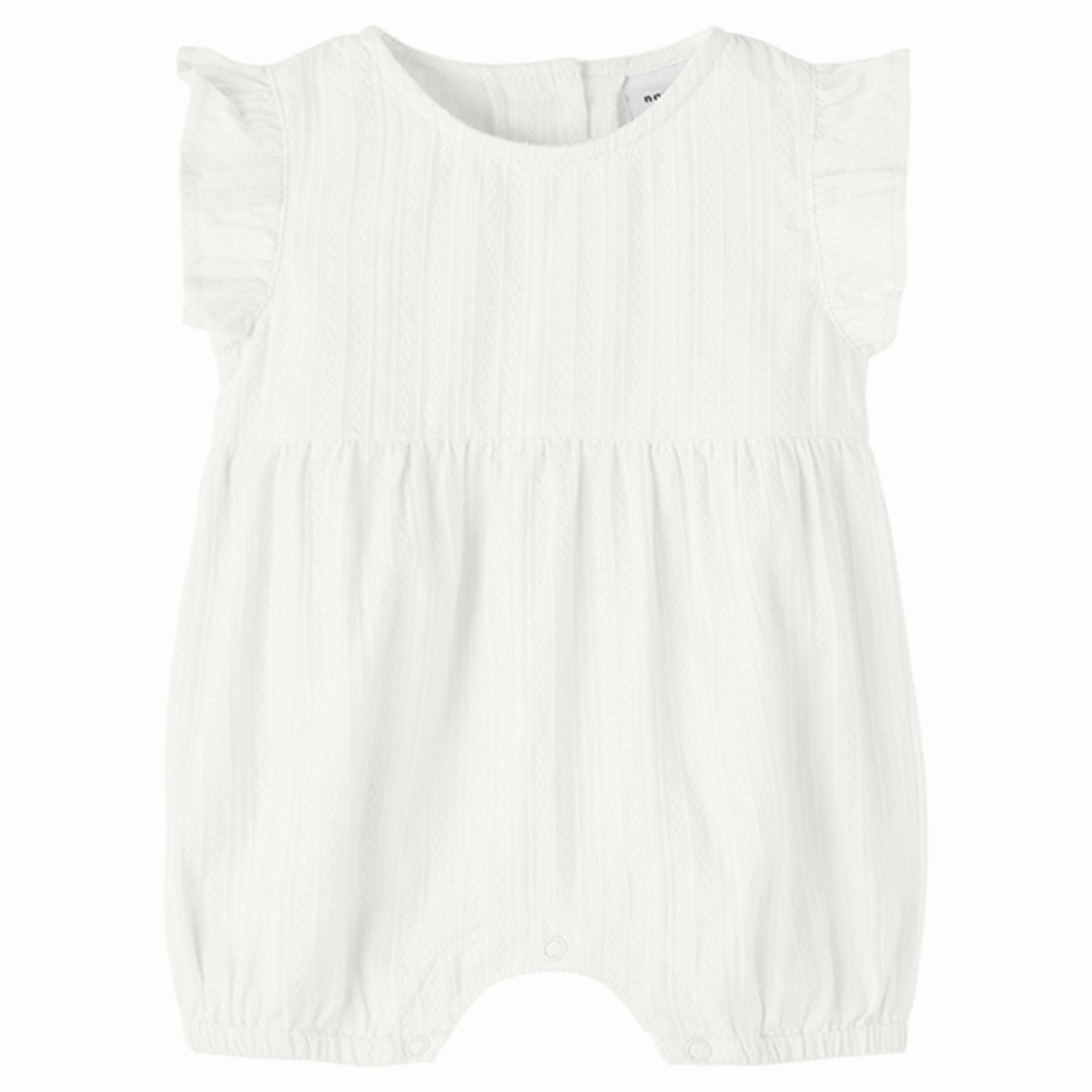 Name it Bright White Hilla Romper Gym Elegant Fancy Home